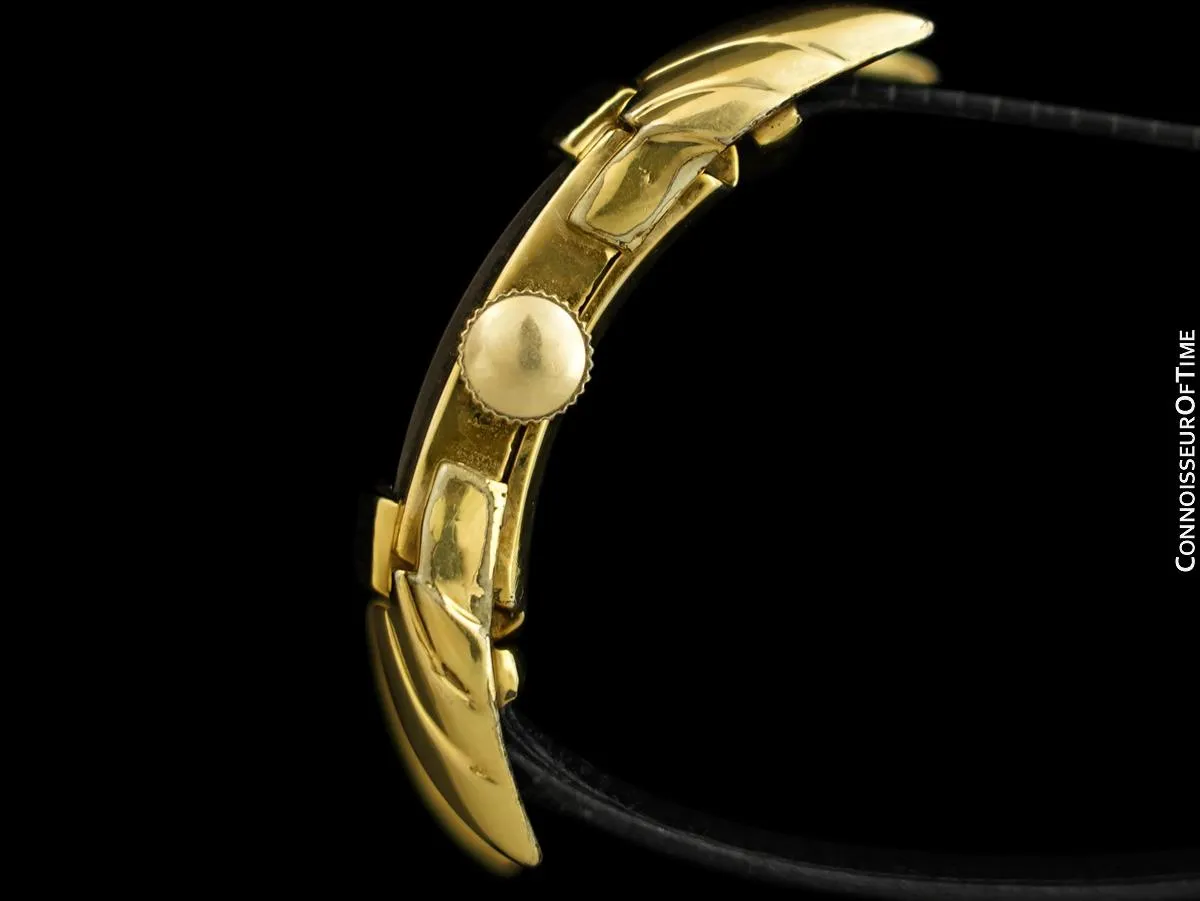 1920's Gruen Vintage Rare & Dramatic Men's Curvex Driver's Watch - Batwing Watch