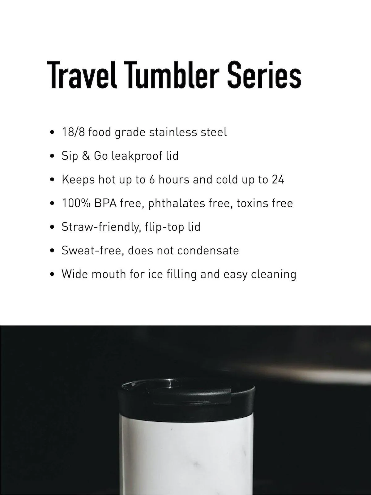 24Bottles Travel Tumbler Sequoia Wood 600ml