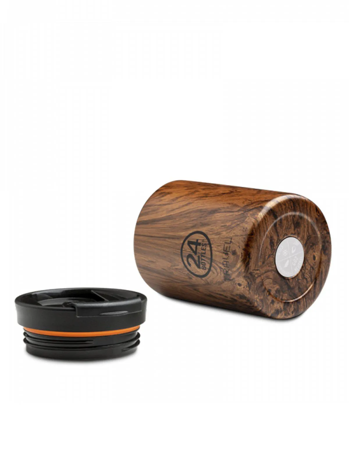 24Bottles Travel Tumbler Sequoia Wood 600ml