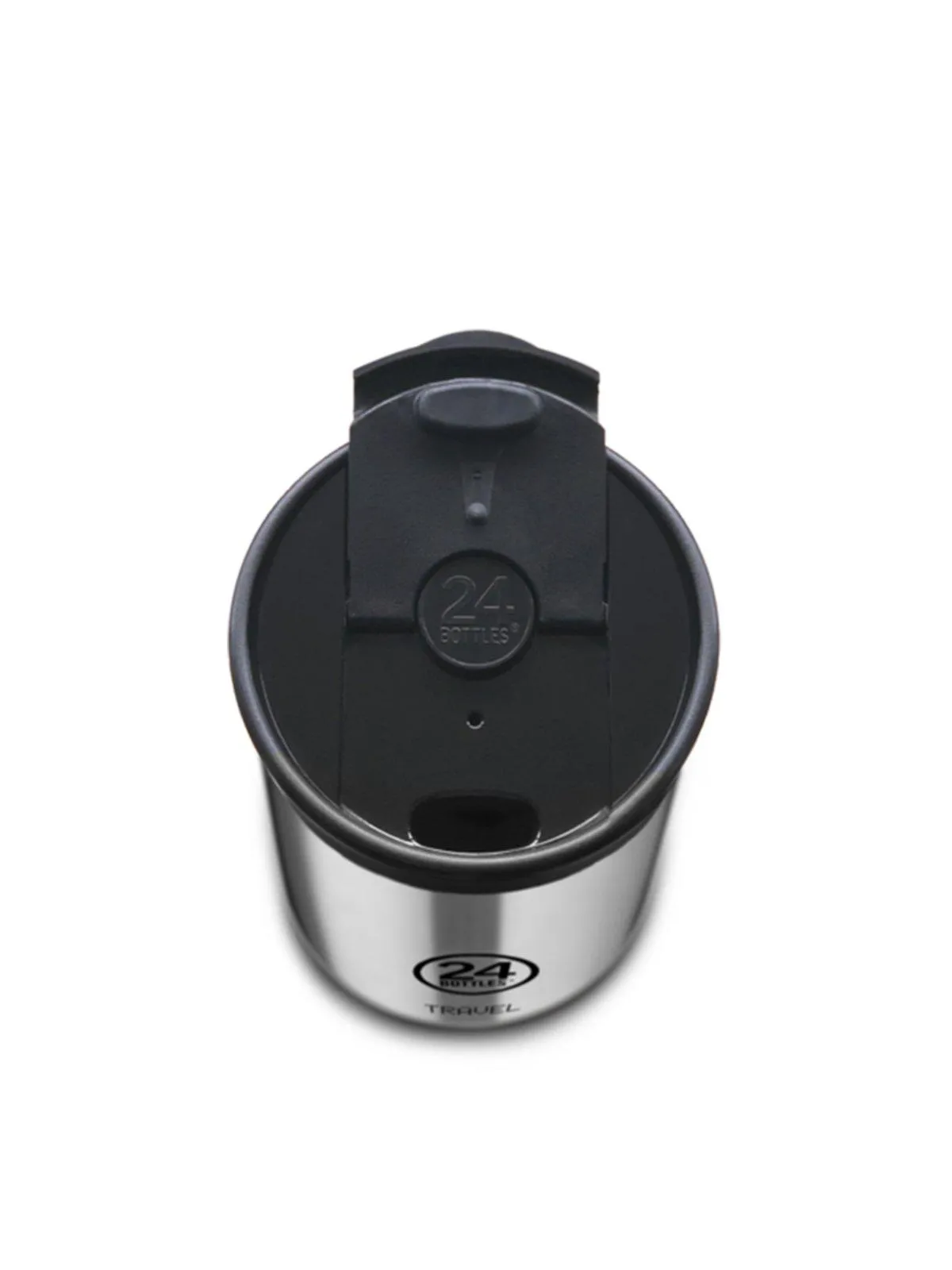 24Bottles Travel Tumbler Tuxedo Black 600ml