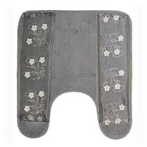 2PC BLOOMFIELD BATH RUG - Grey