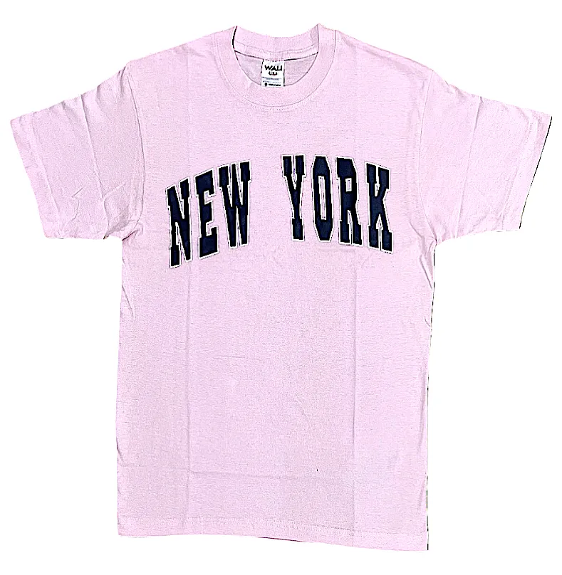 Adult Crew Neck T.Shirt With Classic "NEW YORK" Screen Print