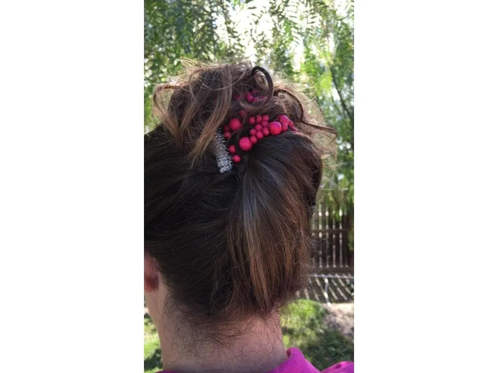 African Butterfly Wire Hair Clip - 7 Tong 556