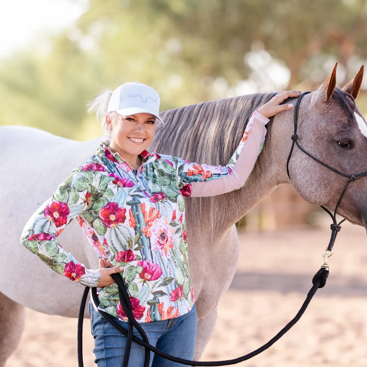 Aiyana Quarter Zip Sun Shirt