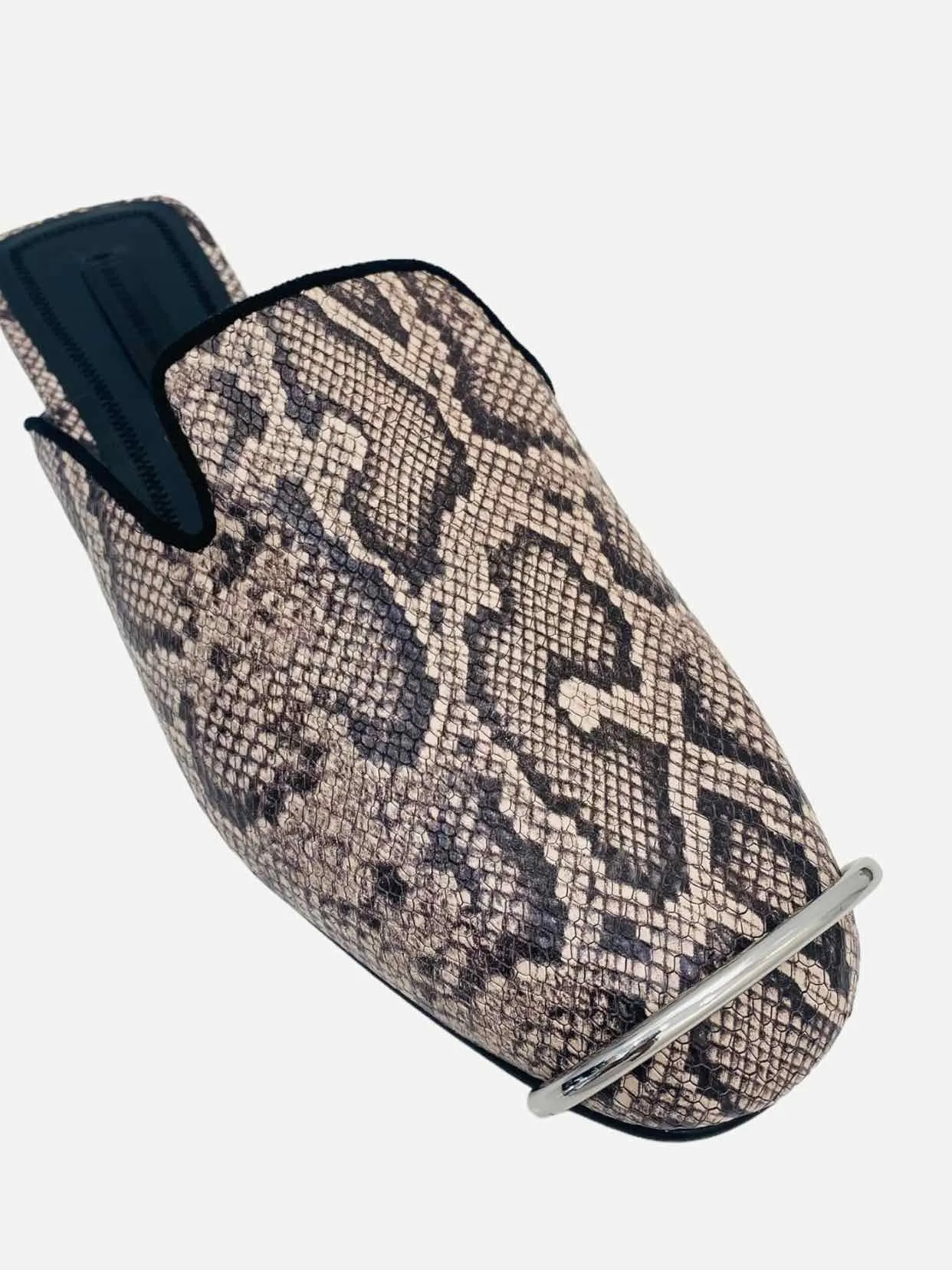 ALEXANDER WANG Brown Multicolor Snake Print Flats 36.5