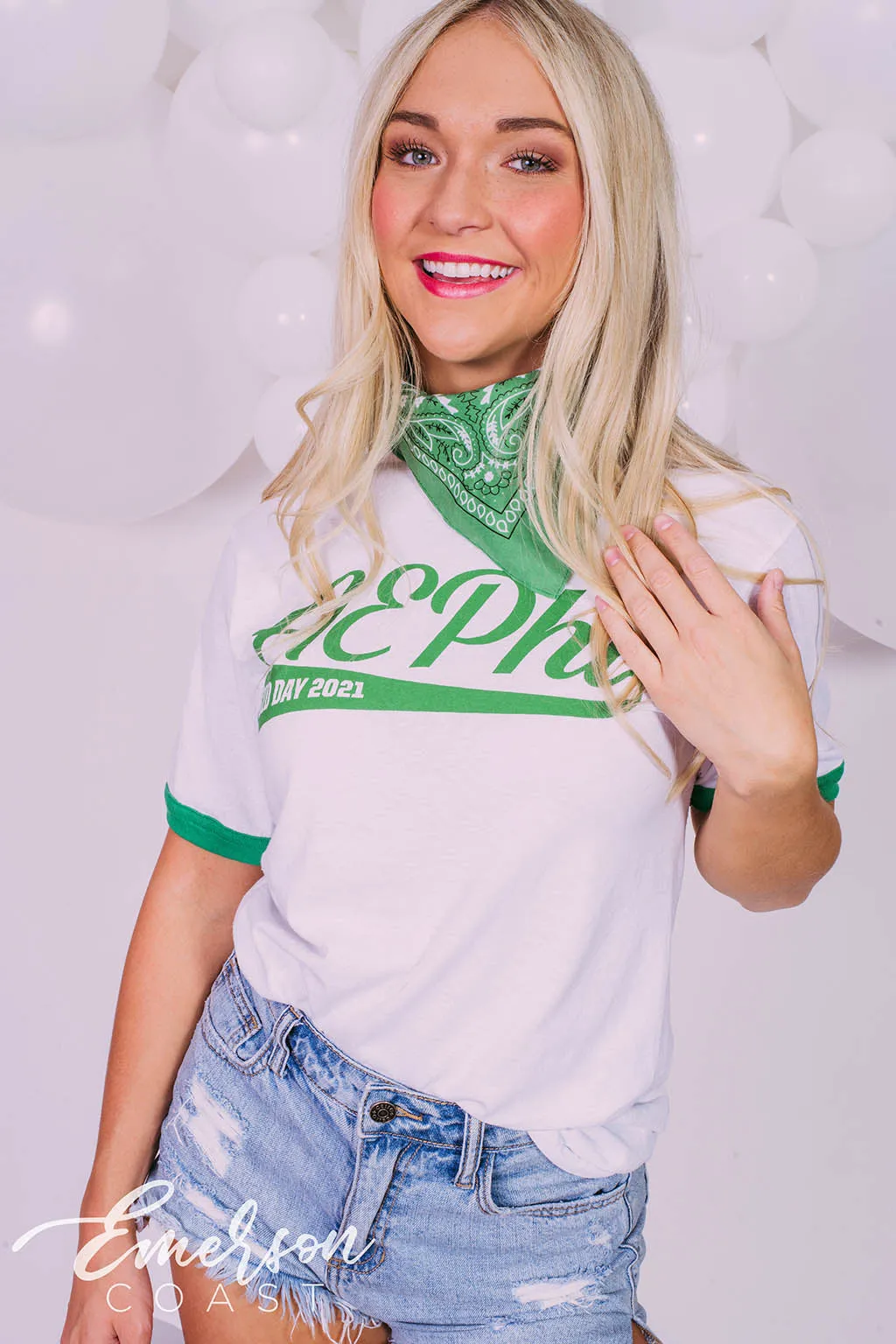 Alpha Epsilon Phi Green Bid Day Ringer
