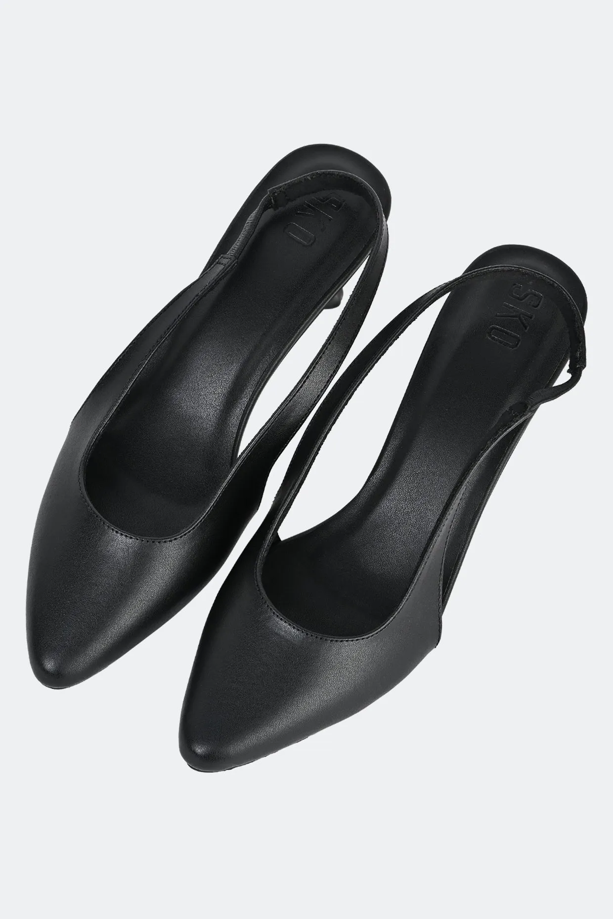 Amorphic Pump Black Heels For Women