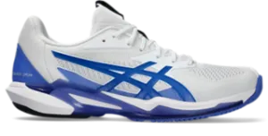 Asics Men's Solution Speed FF 3 HardCourt (White/Tuna Blue)