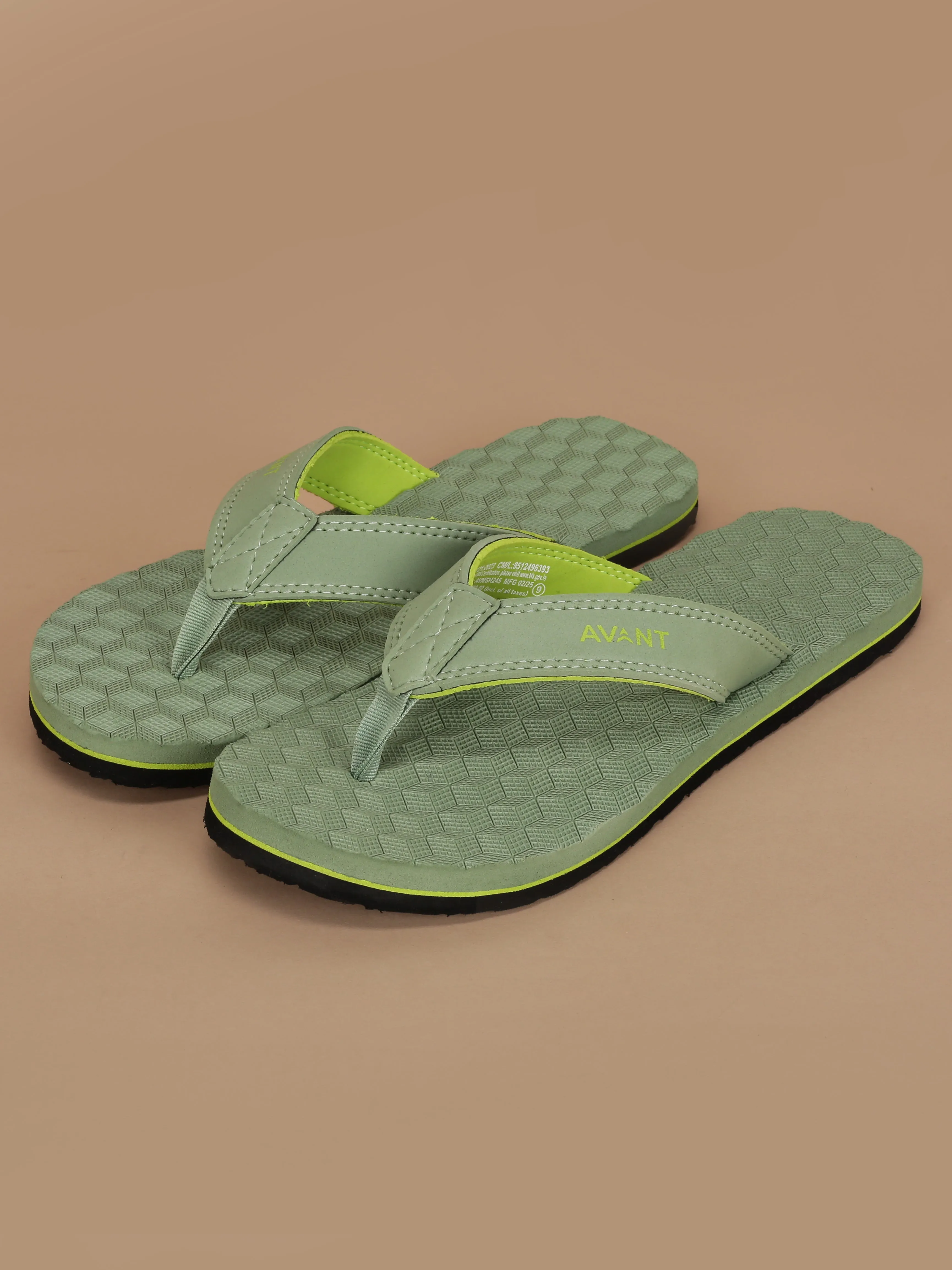 Avant Men's Cube Flip Flops - Pista
