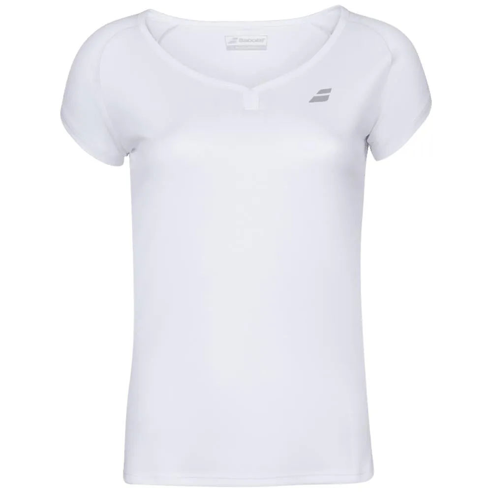 Babolat Women's Play Cap Sleeve Top - White
