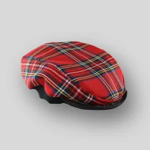 Baby Flat Cap - Red Tartan