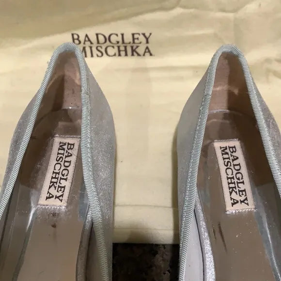 Badgley Mischka ballerina rhinestone flats NEW