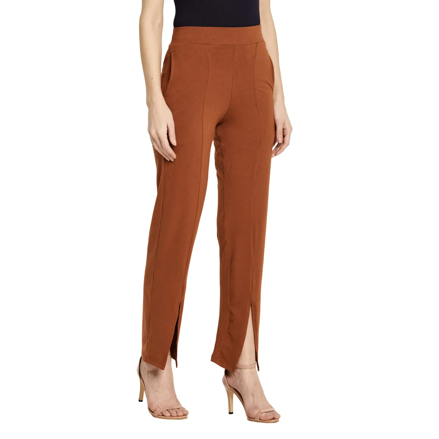 BAY WATCH BRALETTE & FRONT SLIT STRAIGHT FIT PANT