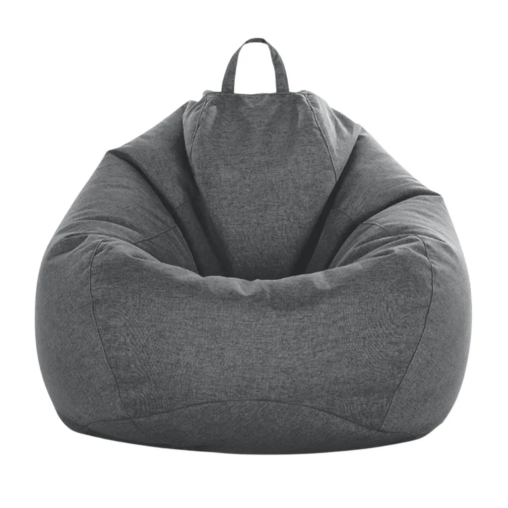 Bean Bag Chair Cover Without Bean Filling 100x120cm (Grey)