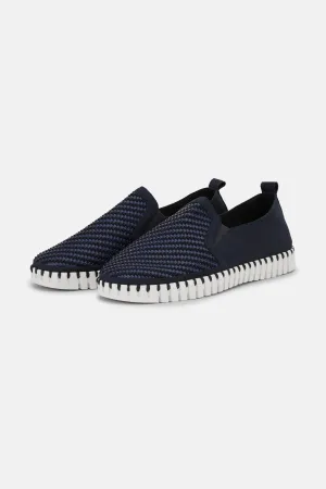 Bekväma Herrskor - Dark Indigo White