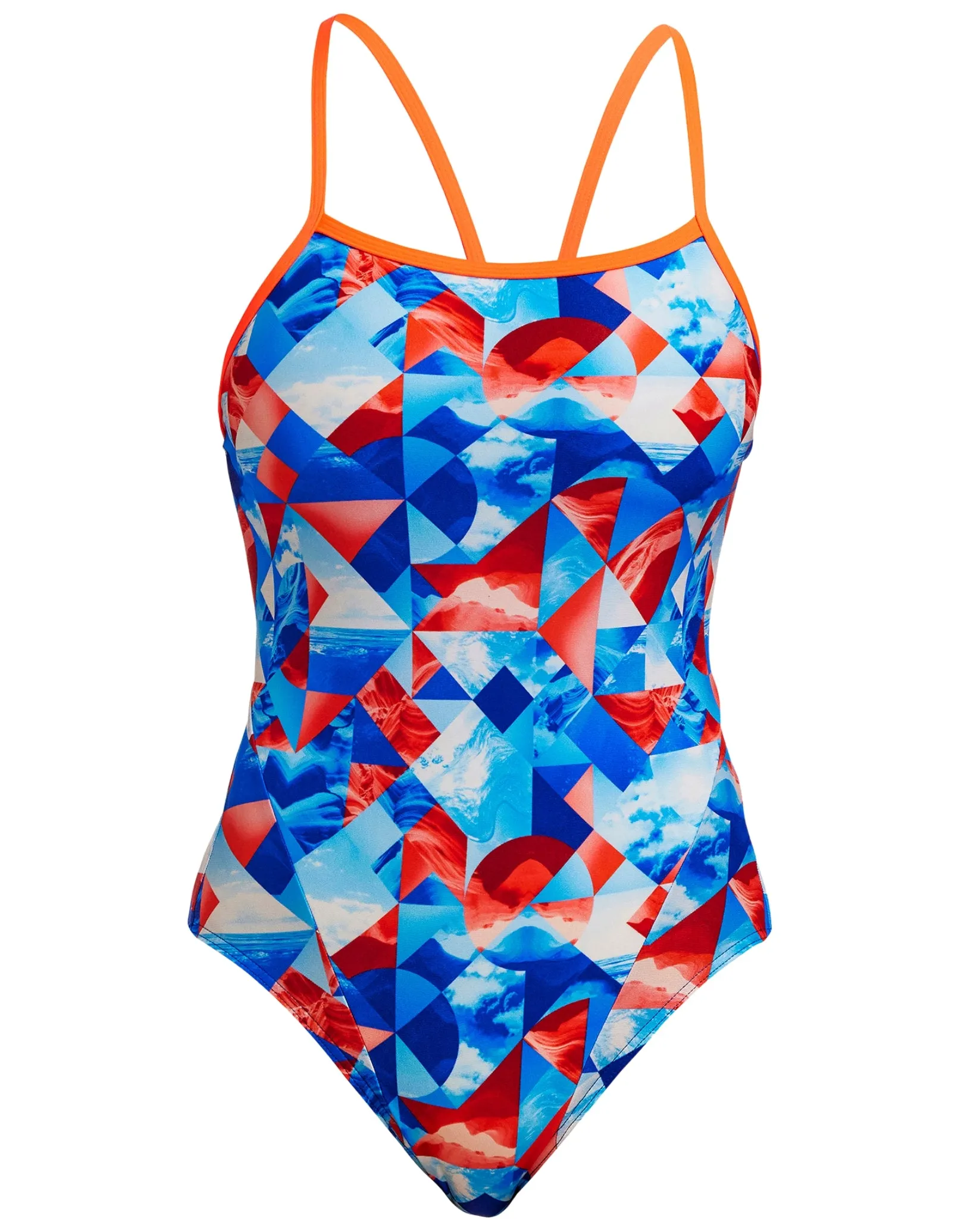 Big Swell Single Strap Swimsuit - Blue