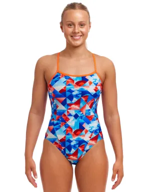 Big Swell Single Strap Swimsuit - Blue