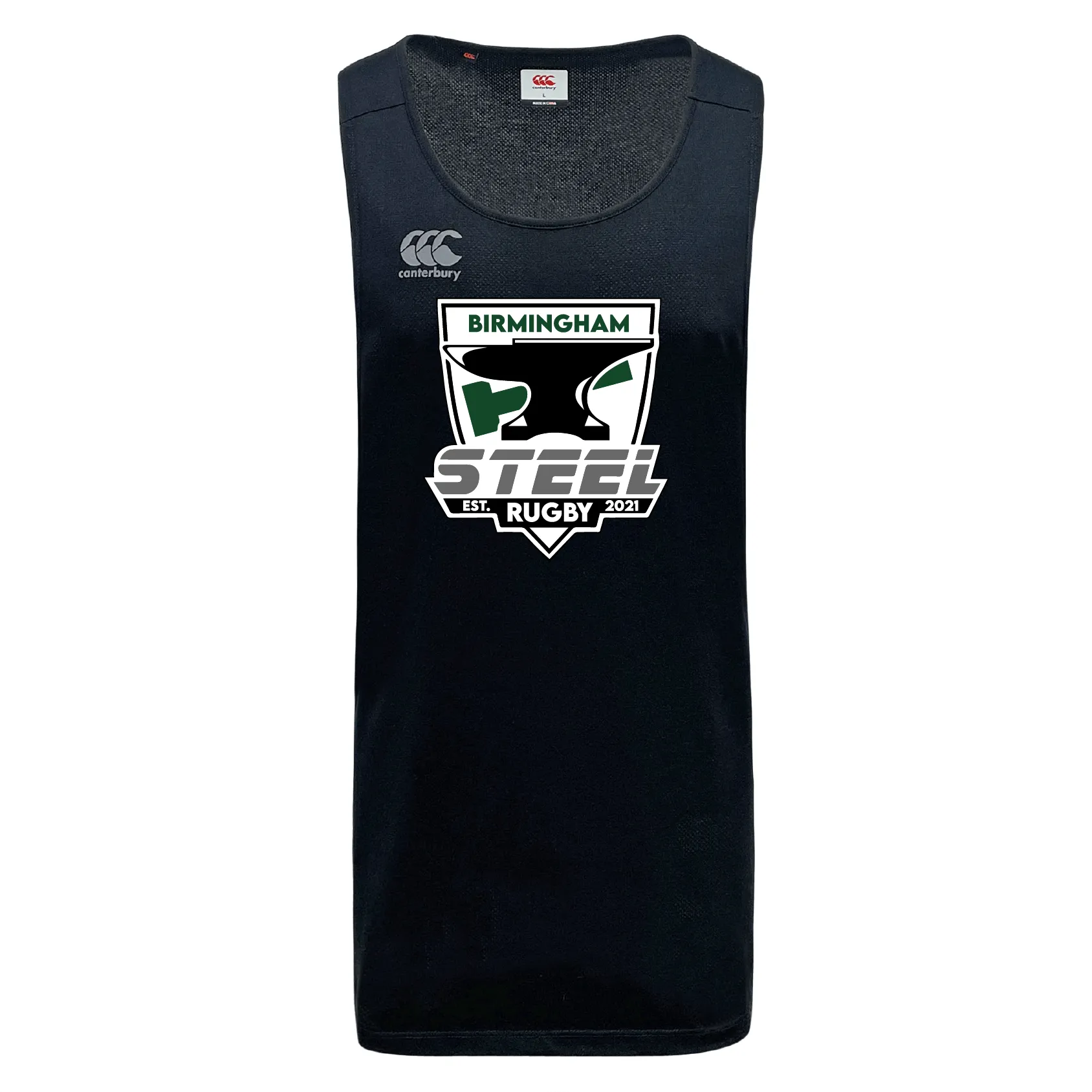 Birmingham Steel Rugby Tempo Vapodri Singlet by Canterbury