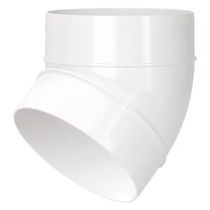 Blauberg Plastic Circular 45 Degree Bend - 150mm