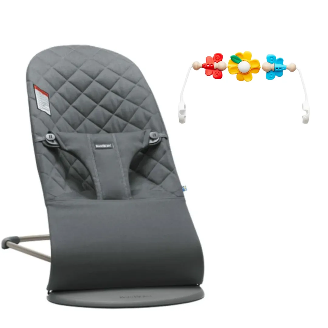 Bouncer Bliss - Cotton   Flying Friend Toy Attachment Bundle