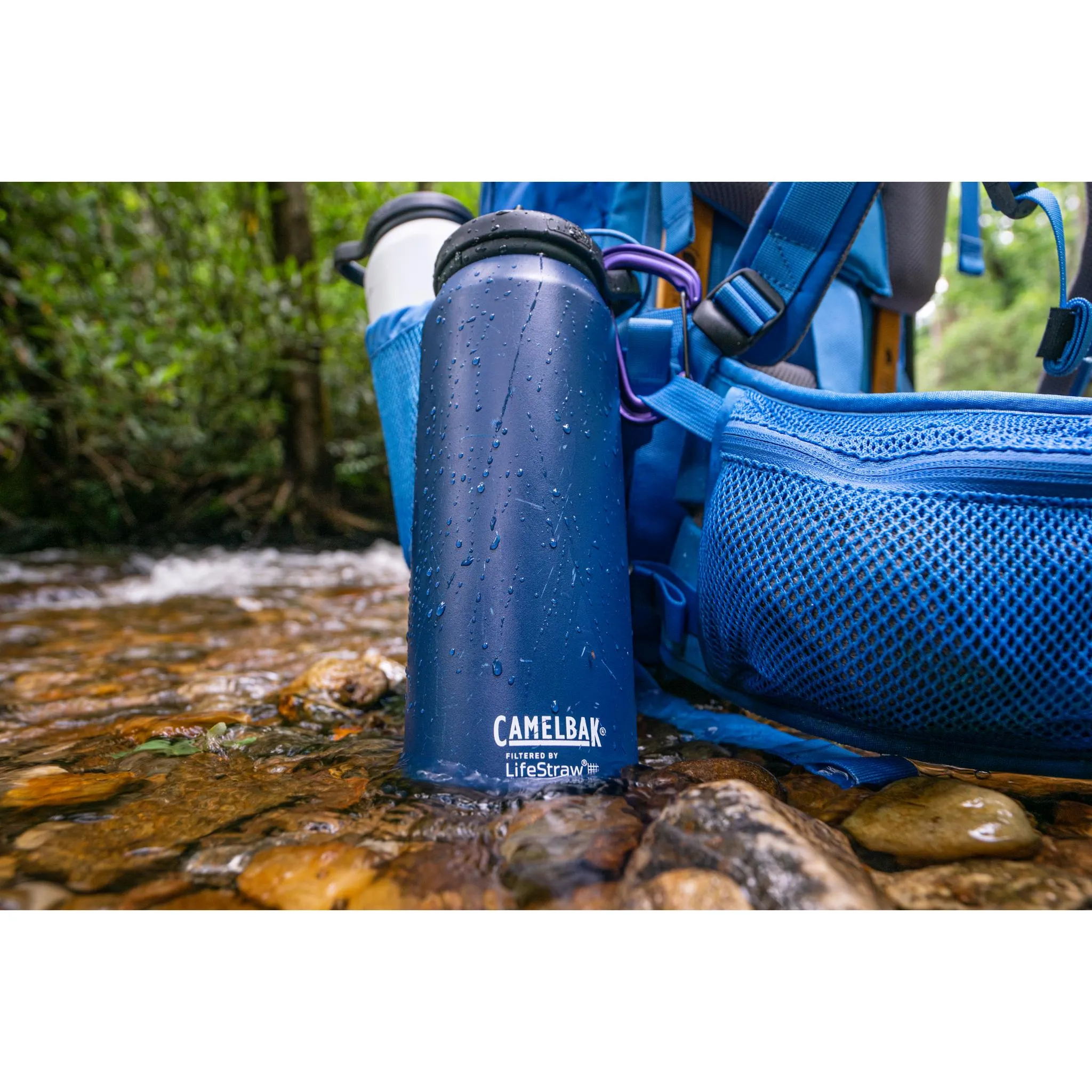 CamelBak Eddy  1L Stainless Steel Vacuum Insulated filtered by LifeStraw Water Bottle