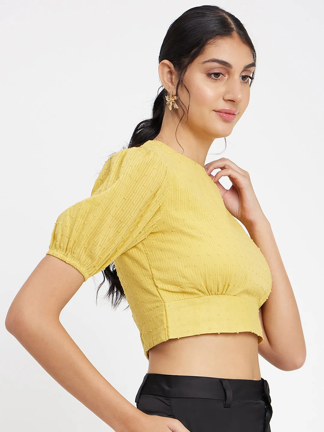 Camla Barcelona Mustard Solid Top