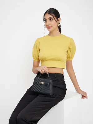 Camla Barcelona Mustard Solid Top