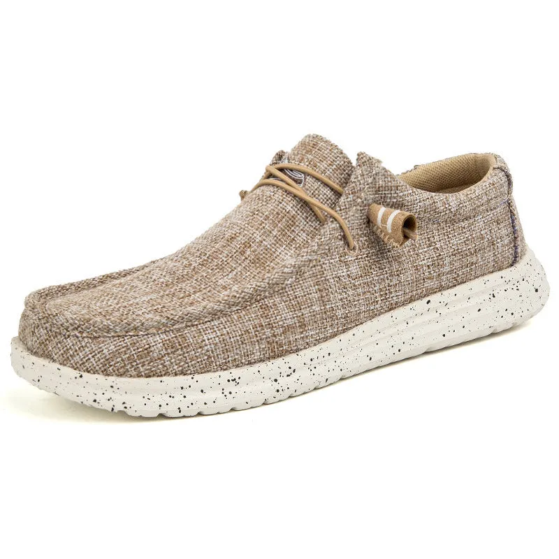 Canvas Shoes Light And Breathable Linen Wide Version Cloth Shoes