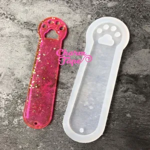 Cat / Dog Paw charm Silicon mold flexible, for polymer clay, resin jewelry Q134