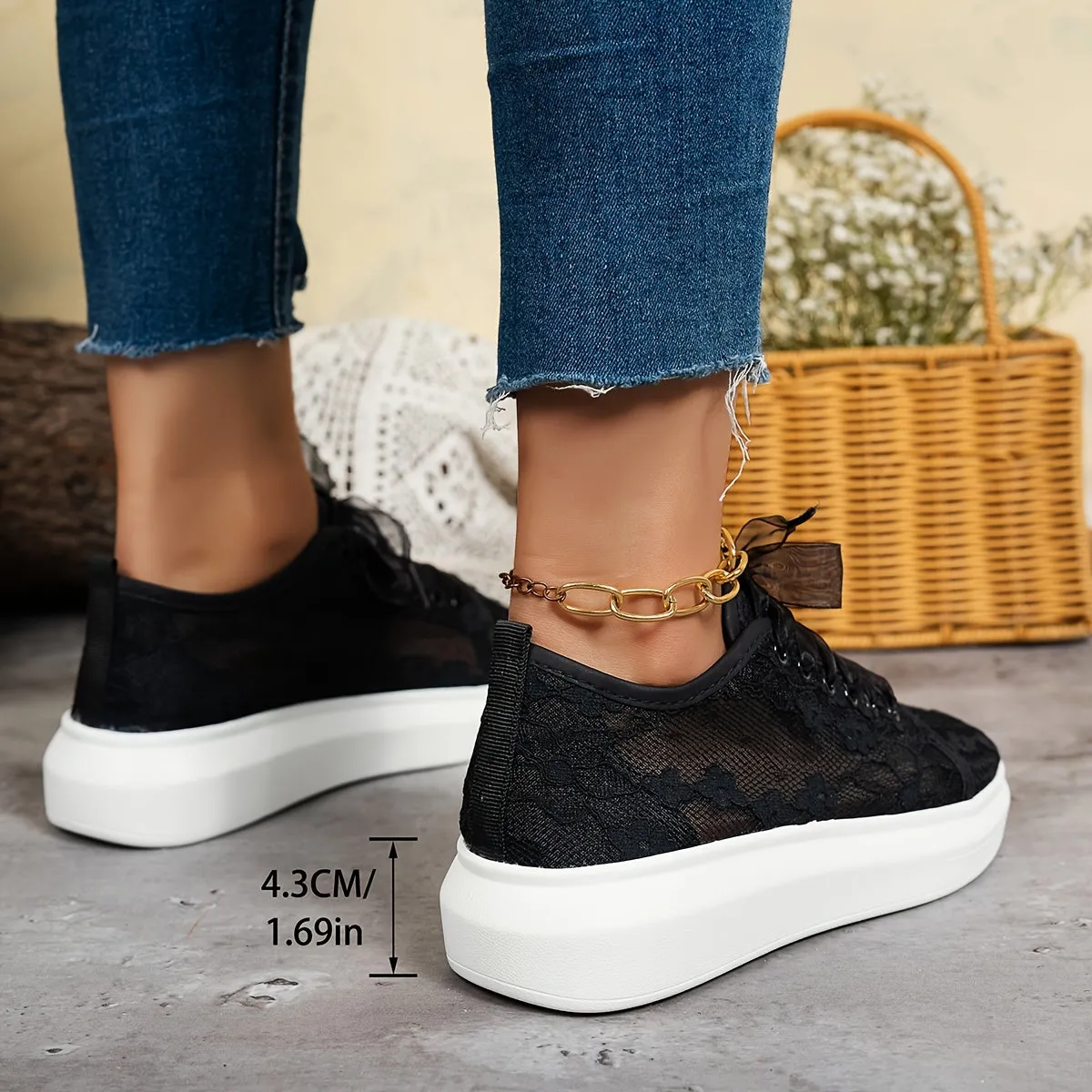 Celeste™ | Stylish Lace Up Sneakers