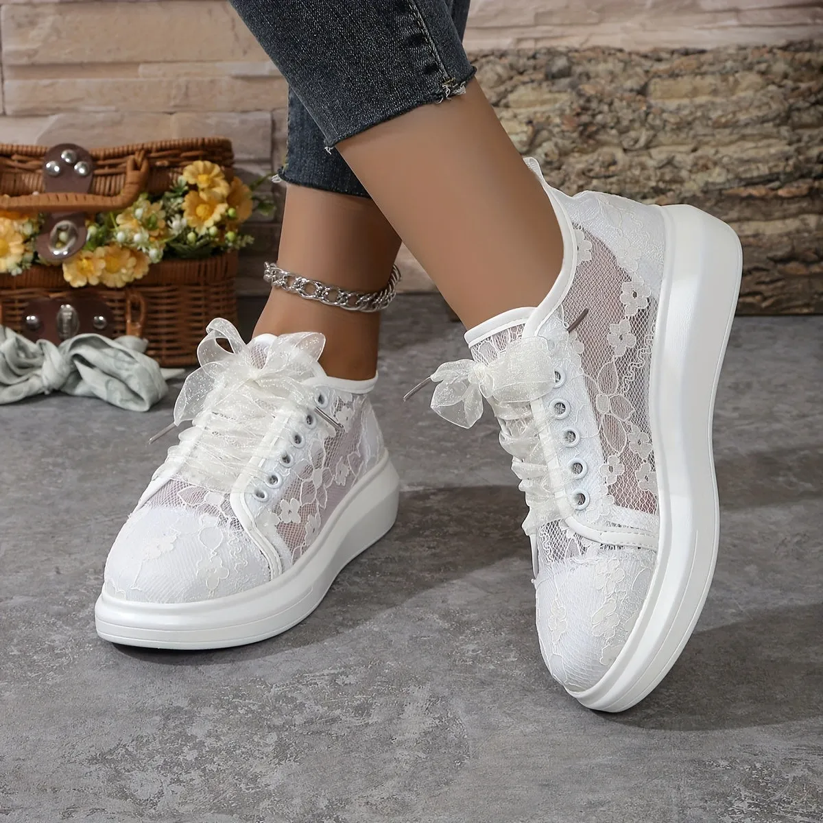 Celeste™ | Stylish Lace Up Sneakers