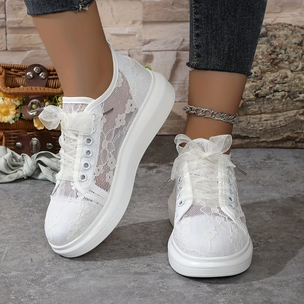 Celeste™ | Stylish Lace Up Sneakers