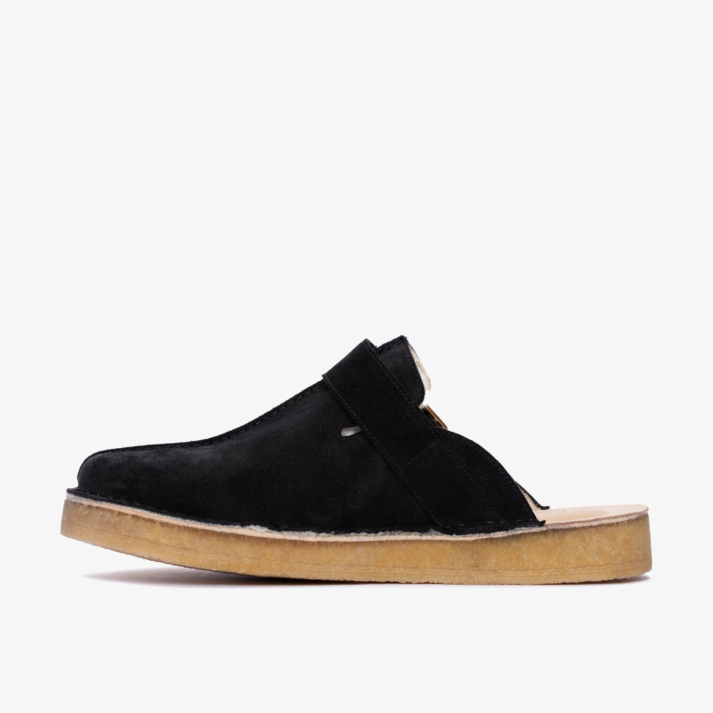 Clarks Women's Trek Mule Black Suede 26168618
