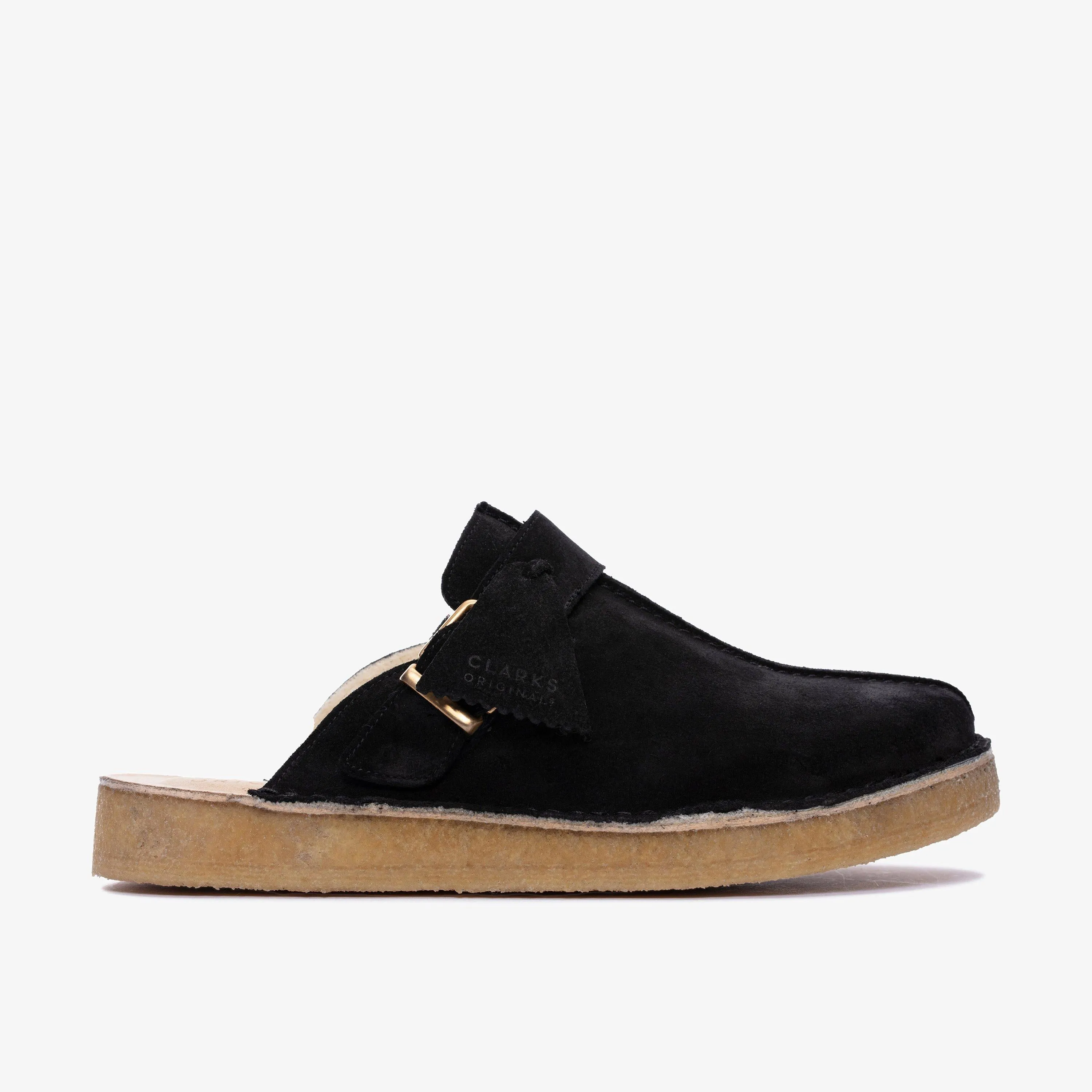 Clarks Women's Trek Mule Black Suede 26168618