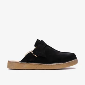 Clarks Women's Trek Mule Black Suede 26168618