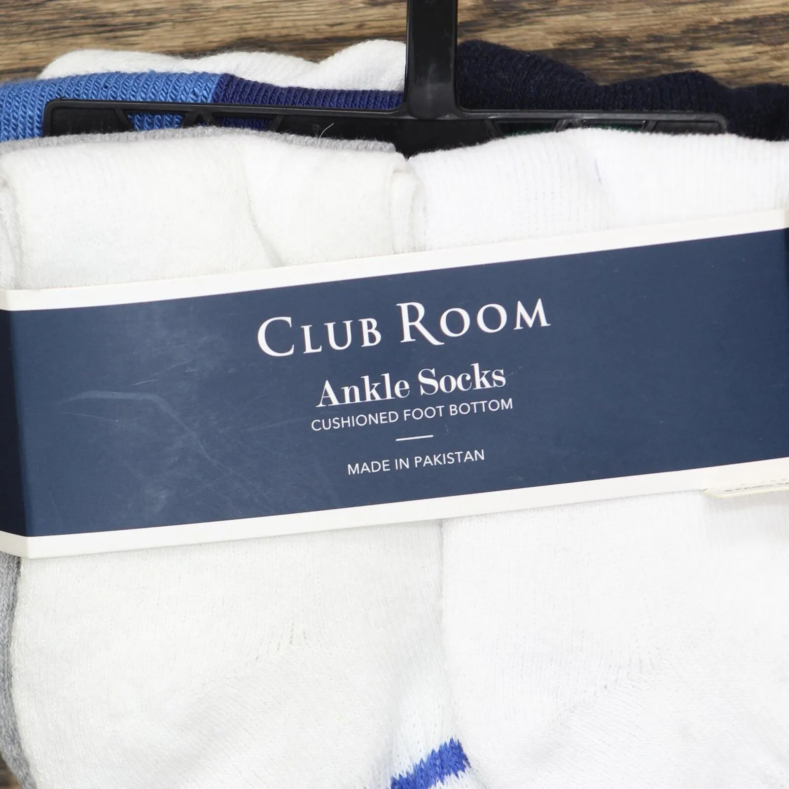 Club Room Men's Ankle Socks 7-Pack Pairs Green Multi 10-13