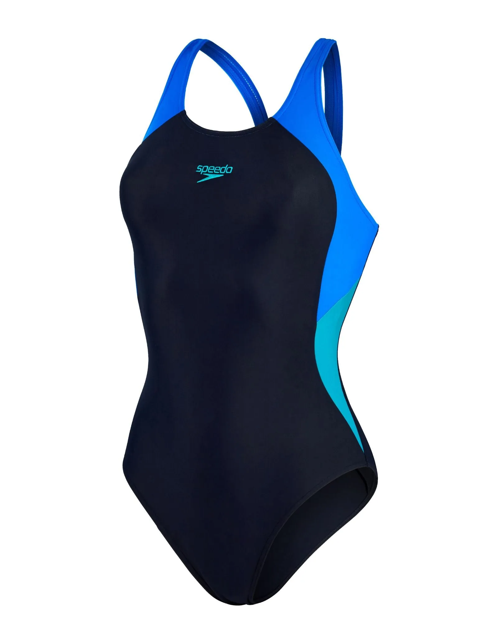 Colourblock Splice Muscleback - Navy/Blue