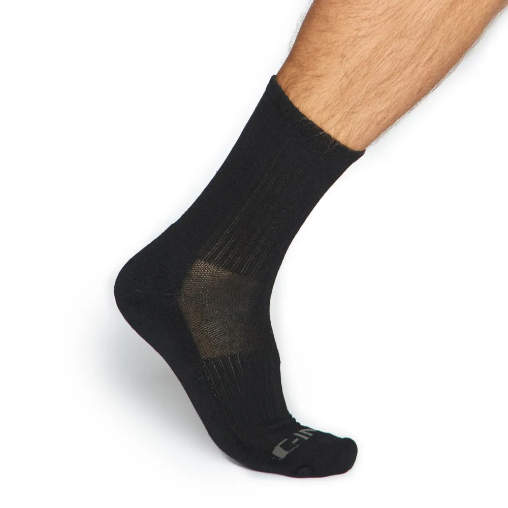 Core Crew Socks 3 Pack Black