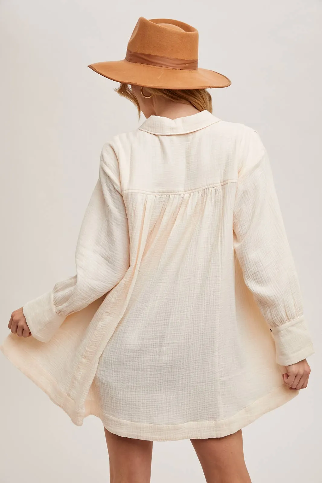 Cream Button Down