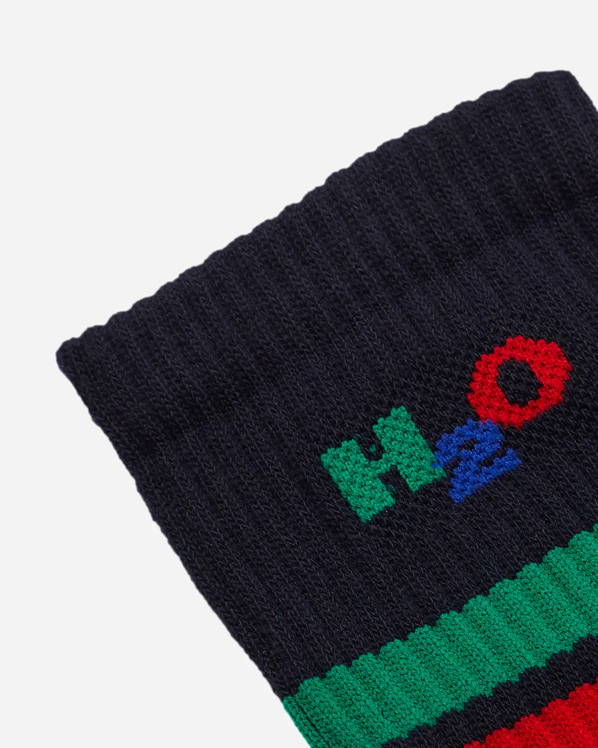 Crew Sock - Navy/Green/Red