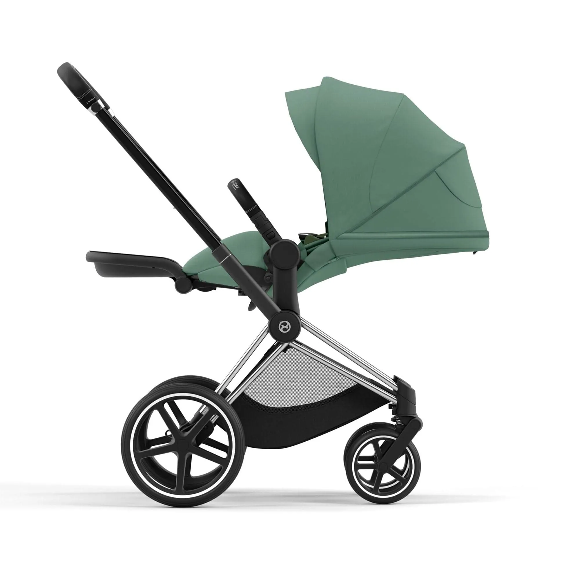 Cybex Priam & Lux Cot in Leaf Green