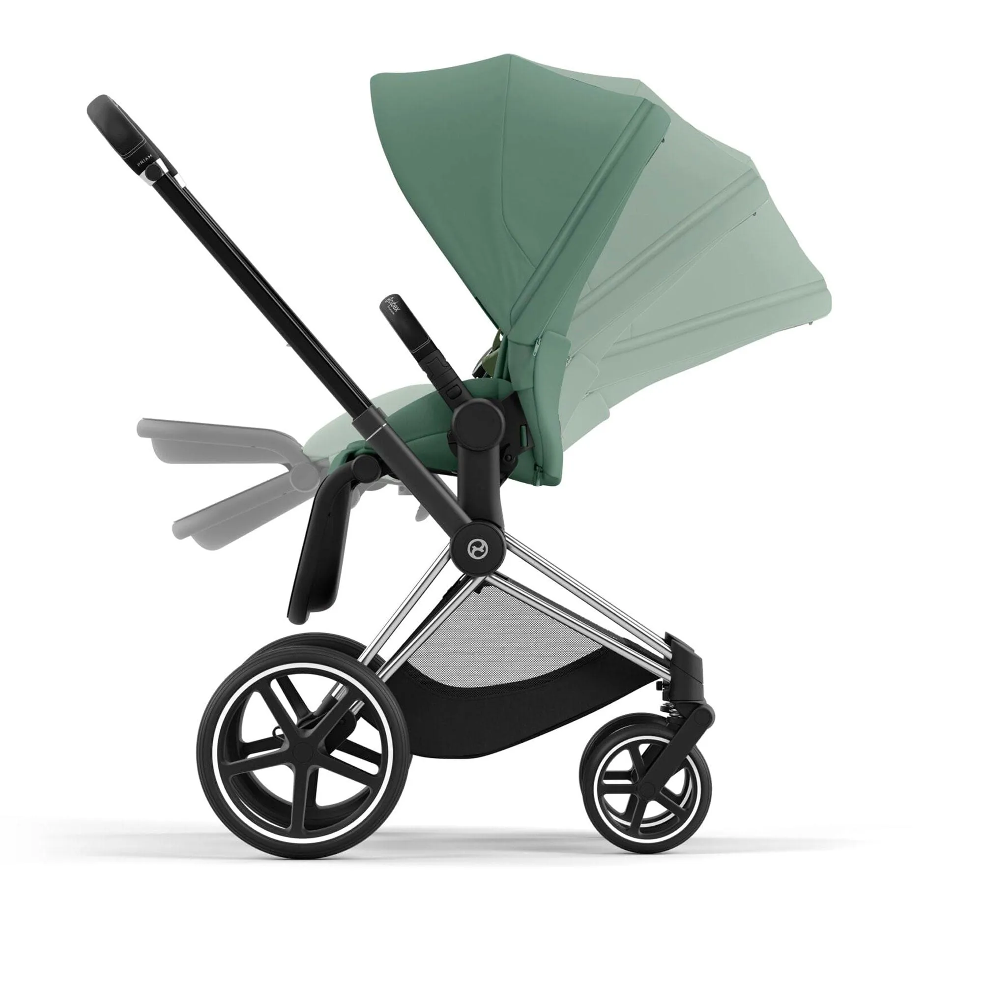 Cybex Priam & Lux Cot in Leaf Green