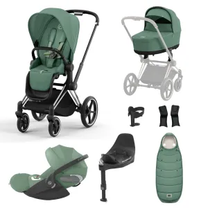 Cybex Priam Cloud T i-Size Bundles - Leaf Green