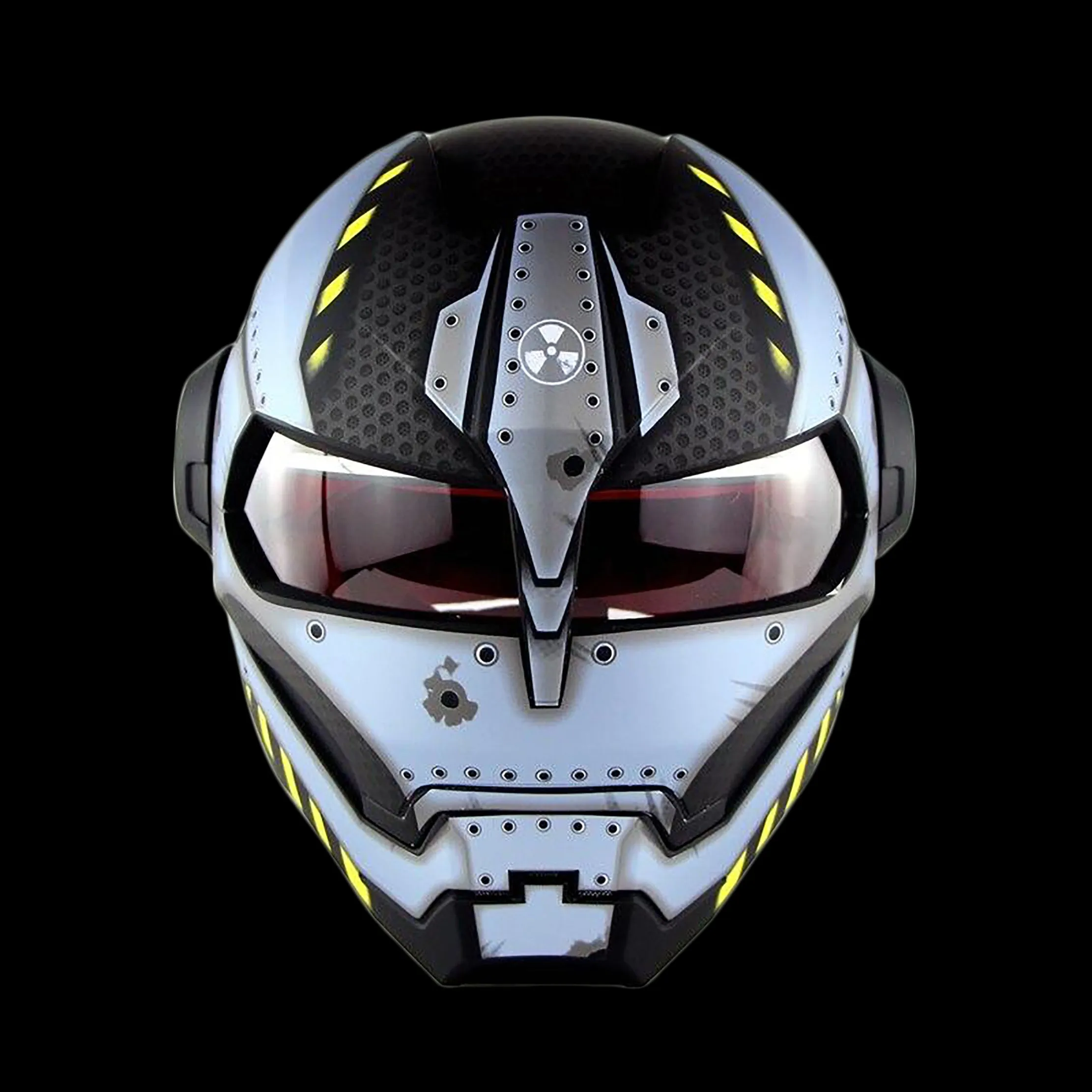 Cyborg Invasion DOT Flip Up Helmets