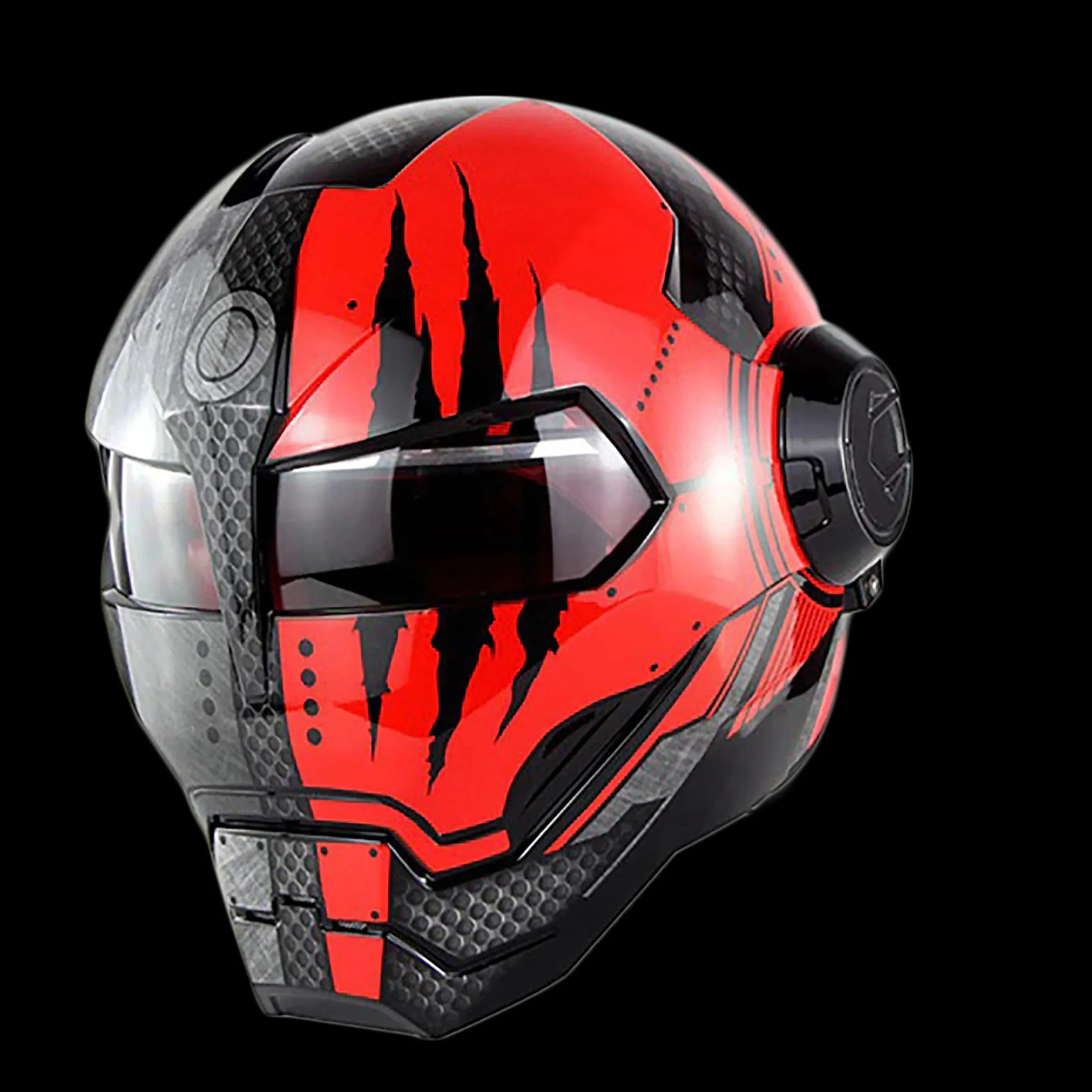 Cyborg Invasion DOT Flip Up Helmets
