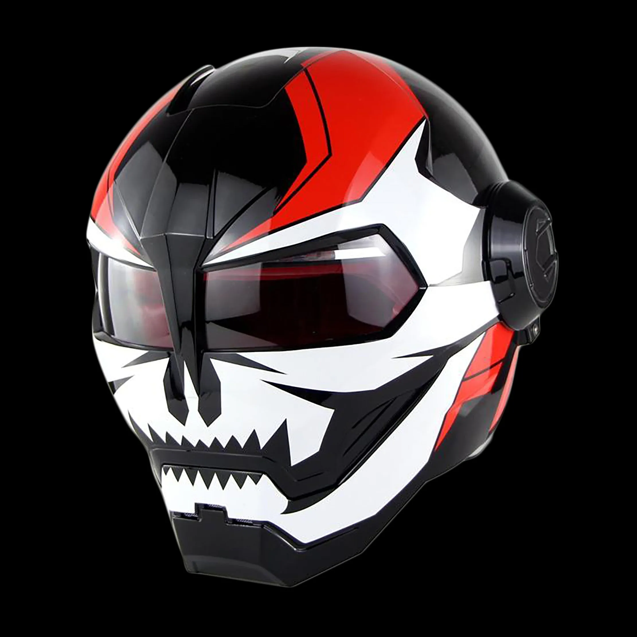 Cyborg Invasion DOT Flip Up Helmets