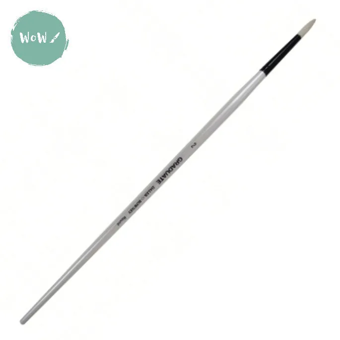 Daler Rowney Graduate Brush Bristle-  ROUND 2 Long handle