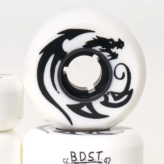 Dead X BDST 56mm 92a Wheels (Black Dragon Skate Team)