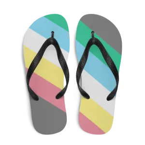 Disability Pride Flag Flip-Flops