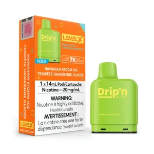 Drip'n Level X 7000 puff disposable pods - Hawaiian Storm